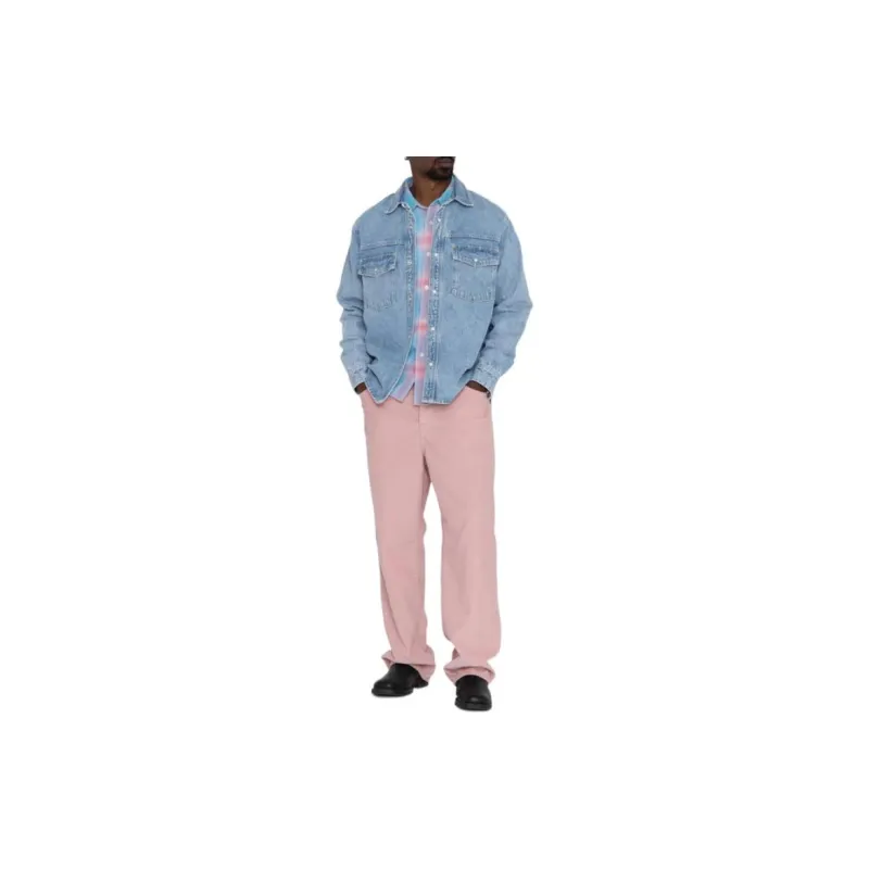 Stussy Boxy Western Denim Shirt-3