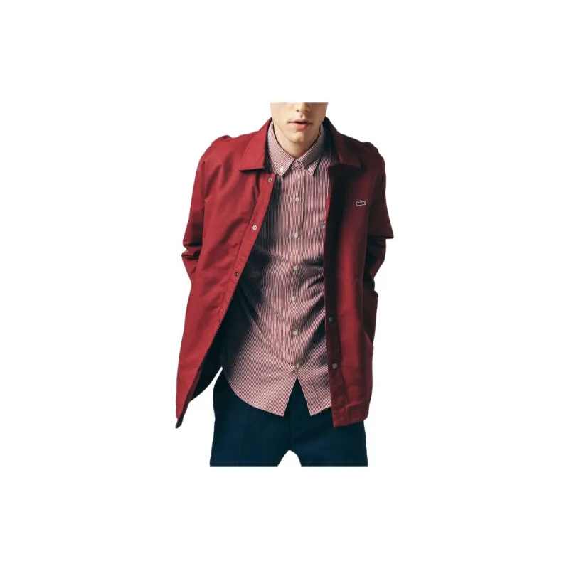 LACOSTE Jackets Coats Men's Red-4