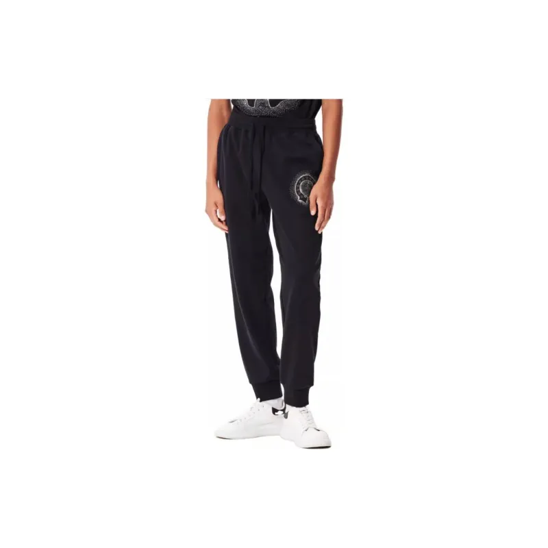 Ed Hardy FW24 Knitted Sports Pants Men's Black-1