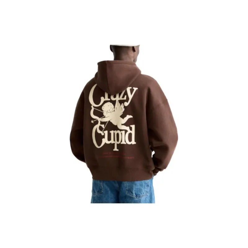 ZARA Sweatshirts Men Brown-3