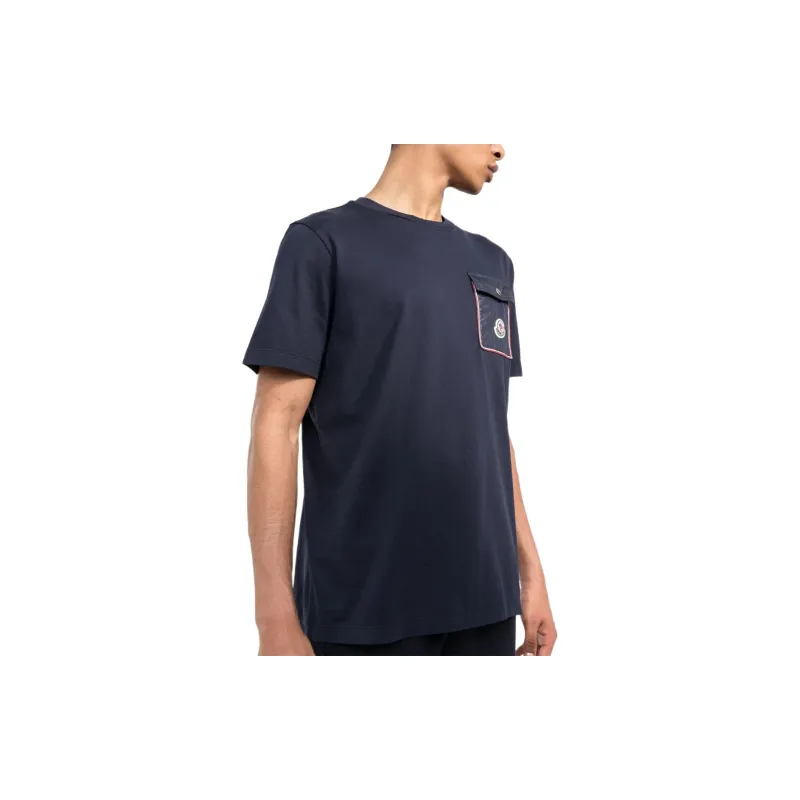 Moncler T Shirts Men Blue-3