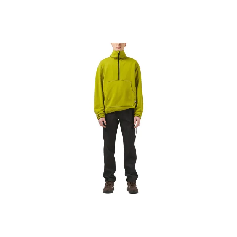 AFFIX Sweatshirts Men Yellow Green-2