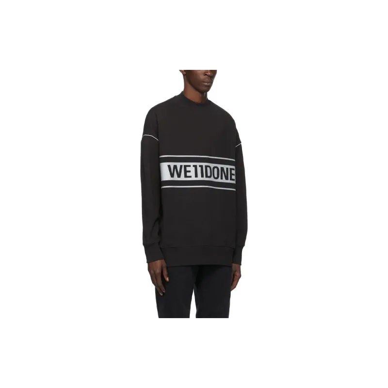WE11DONE 'Well Done' Print Hoodie-5