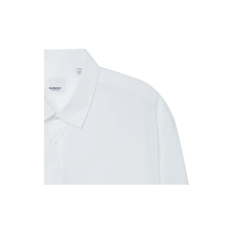 Burberry Shirts Men White-6