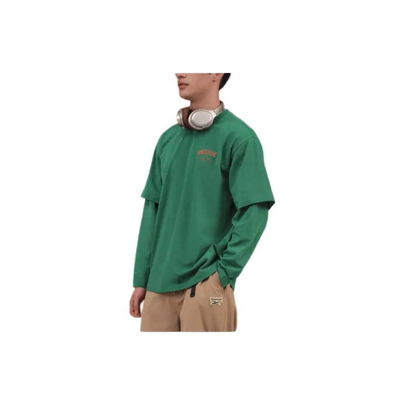 Reebok T Shirts Unisex Dark Green-3