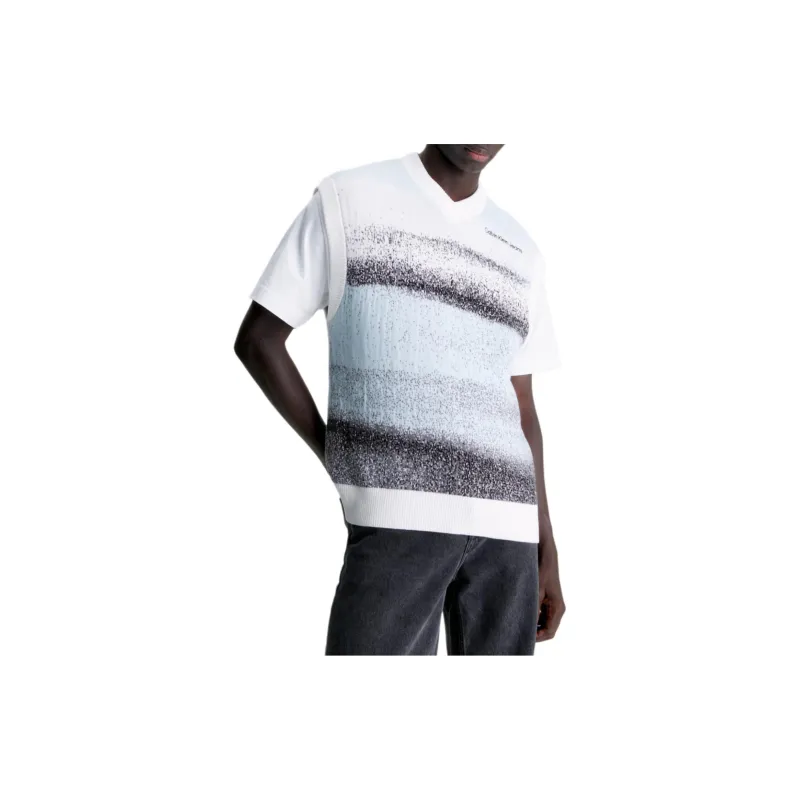 CALVIN KLEIN Tank Top Europe Version Men's Printed Jacquard-2