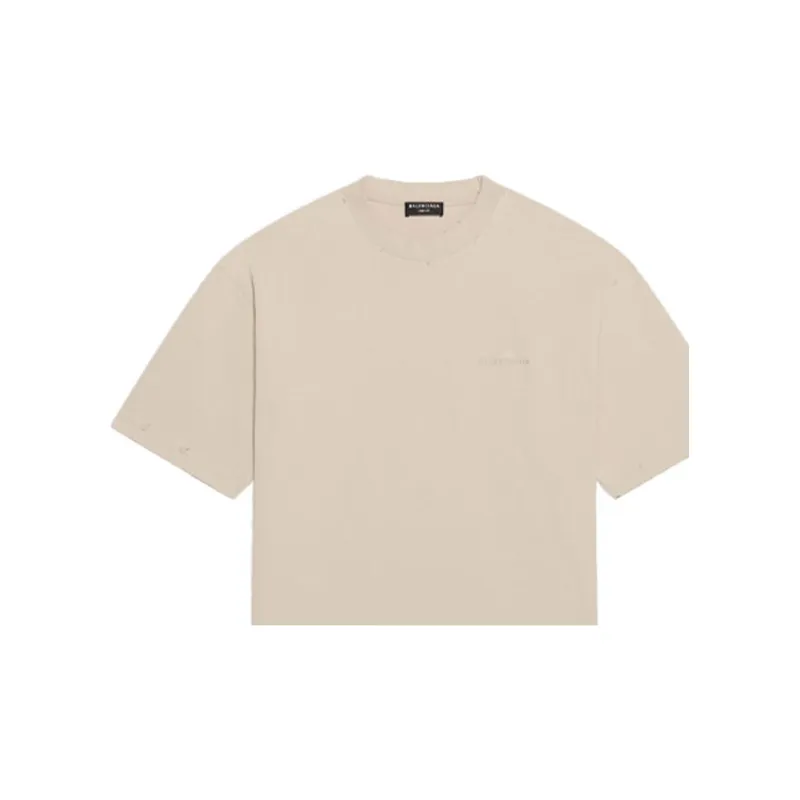 Balenciaga SS22 T Shirt Men's Beige-5