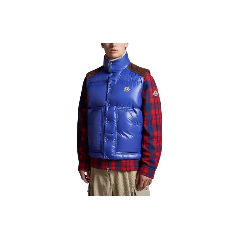 Moncler Vests Men Blue-2