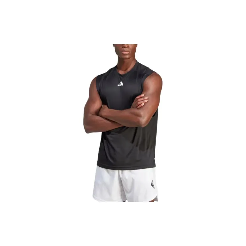 Adidas Gym Tank Tops Men Black-1