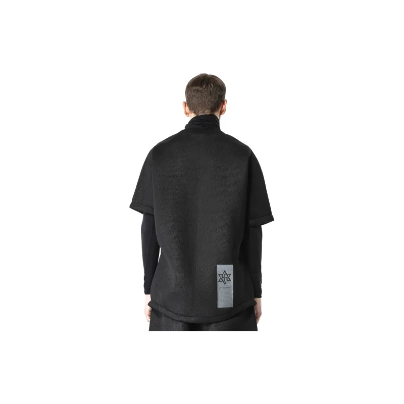 NORVINCY Comfortable And Breathable Air Permeable T Shirt Unisex Black-3