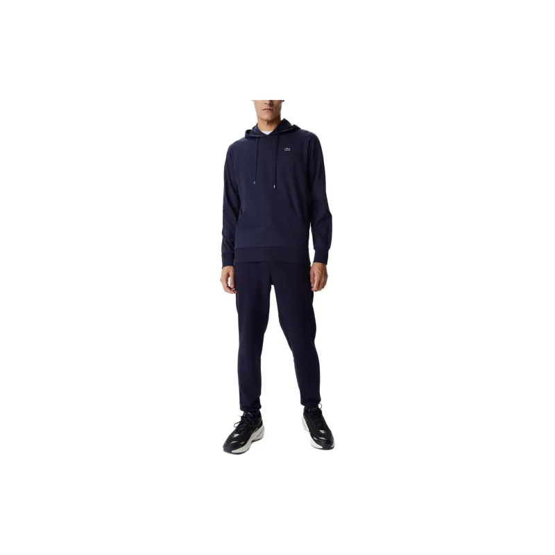 LACOSTE Hooded Cotton T shirt Sweatshirt Men's Blue-1