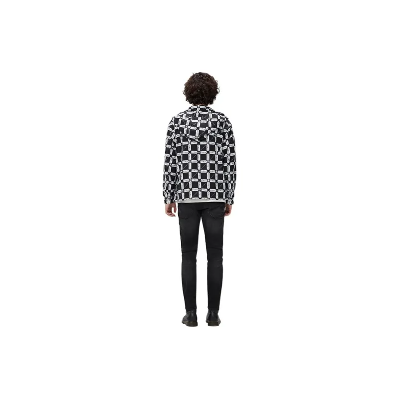 JOHN RICHMOND Jackets Coats Men's Black Plaid-2