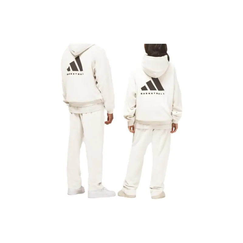 Adidas Originals Adidas Basketball  Chapter 02 Sweatshirts Unisex White-3