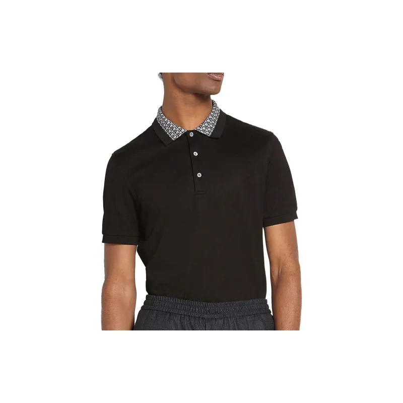 Ferragamo Polo Shirts Men Black-1