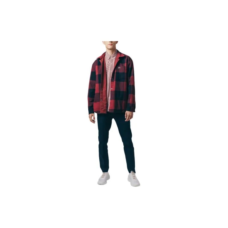 LACOSTE Jackets Coats Men's Red-7