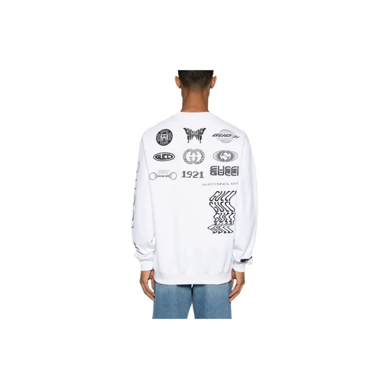 GUCCI Interlocking Logo Crewneck Sweatshirt-1