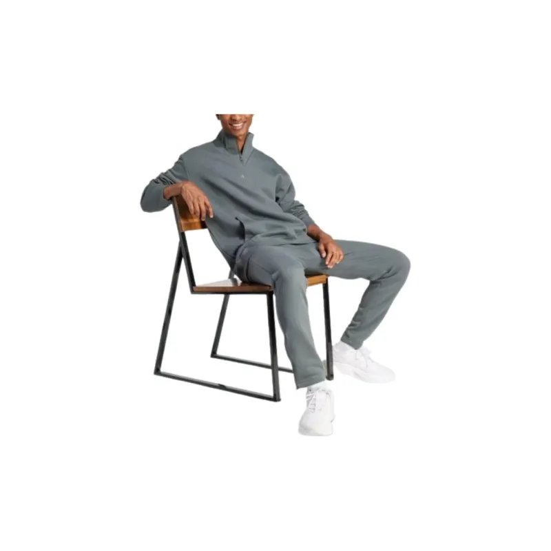 Adidas All Szn Fleece Tapered Leg Zip Pants-3