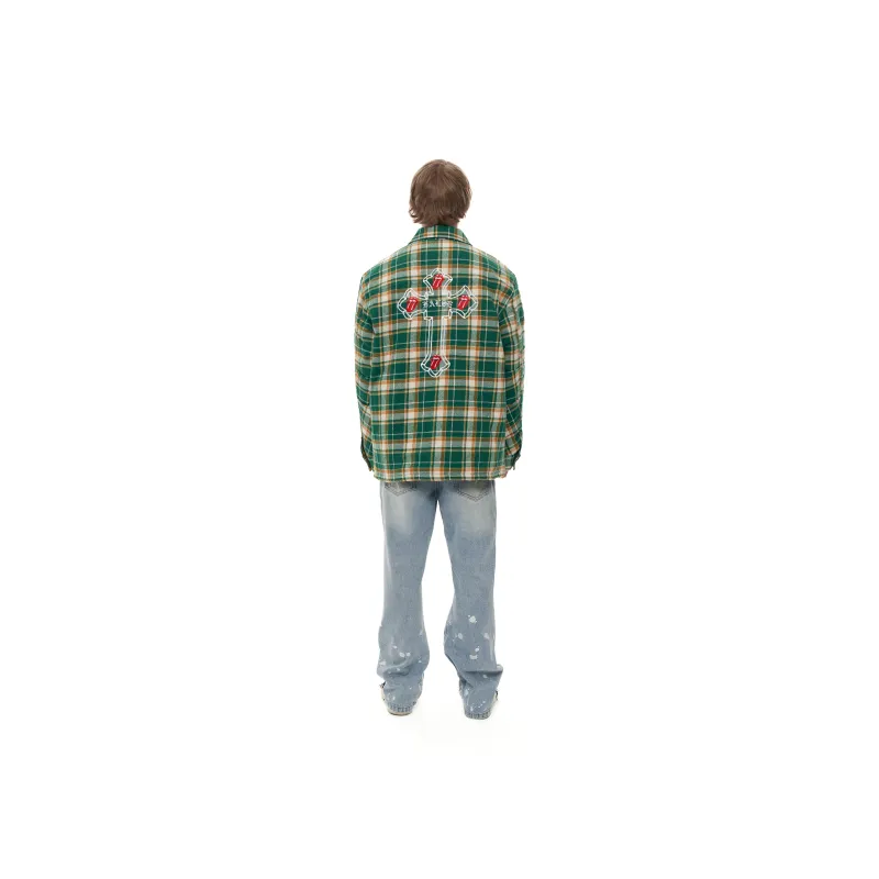 False Perception Jackets Coats Unisex Green-4