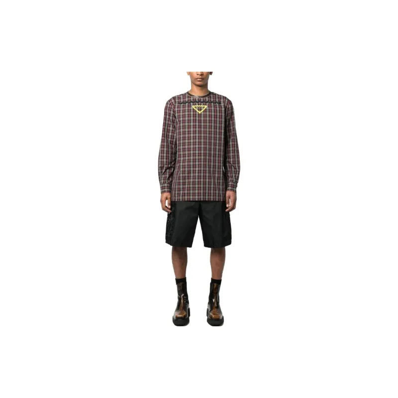 PRADA Shirts Men Brown-1
