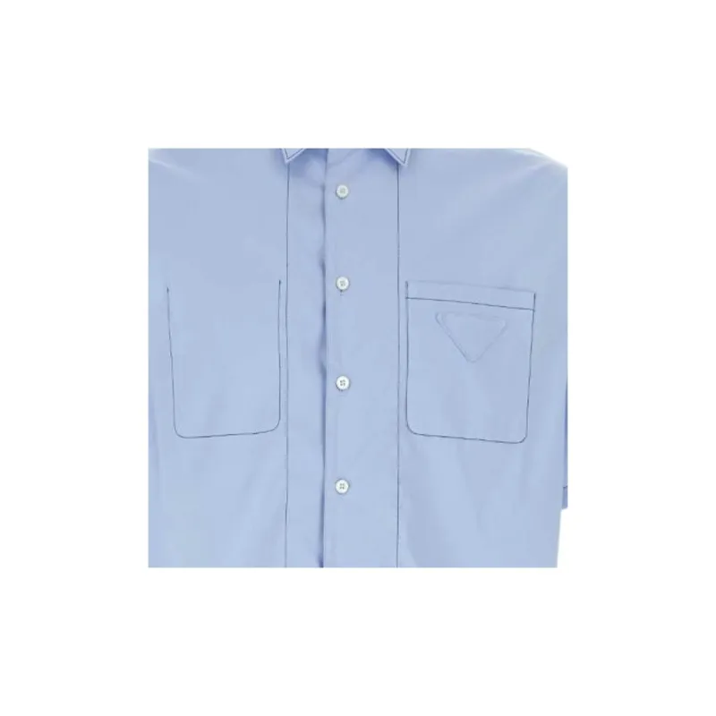 PRADA Short Sleeved Button Up Shirt-5