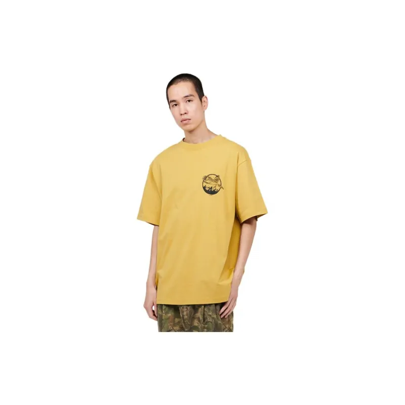 Dickies T Shirts Men Yellow/C7E-1