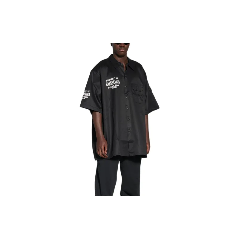 Balenciaga Oversize Unifit Cotton Shirt-2