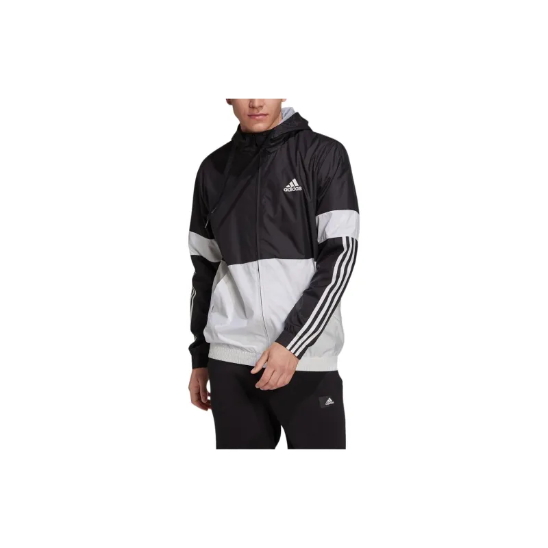 Adidas Jackets Men Black/White-3