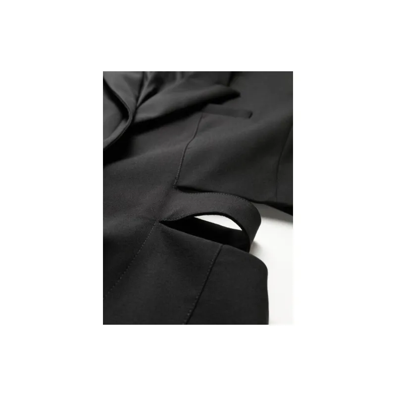 Jacquemus Bari Cut Out Blazer Dress Black-4