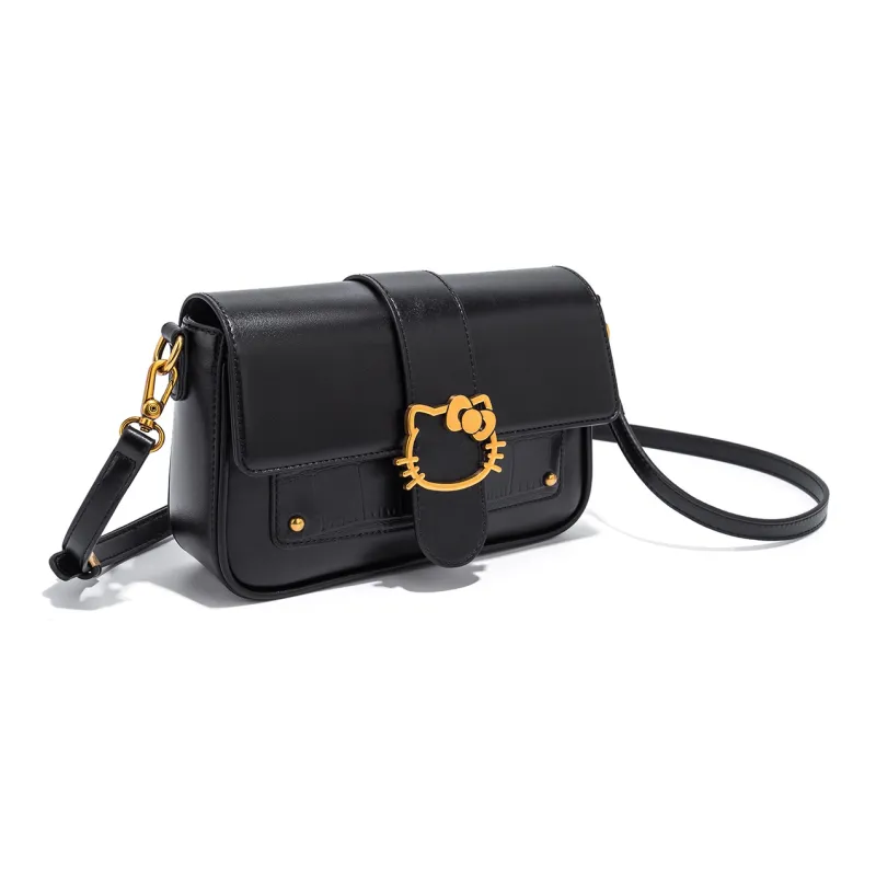 MESUCA Sanrio Hello Kitty PU Shoulder Bag Regular Women's Black/White/Pink-8