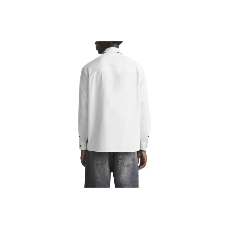 ZARA Shirts Men White-4