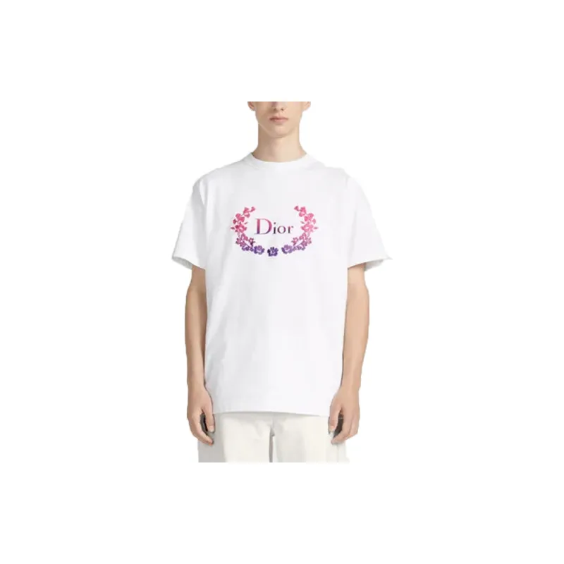 DIOR T Shirts Unisex White-2
