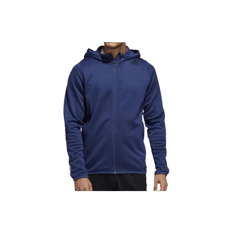 Adidas Freelift Daily 3-Stripes Hoodie Jackets Coats Men's Blue-2