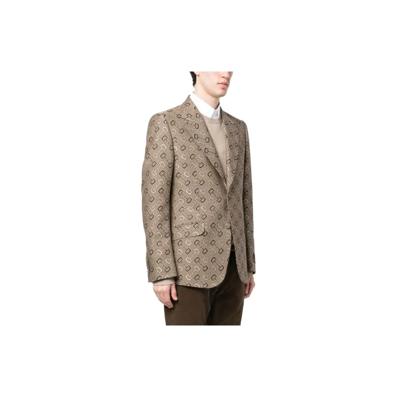 GUCCI Business Suits Men Light Brown-3
