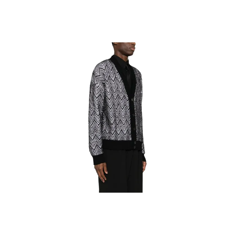 MISSONI Zigzag Sequin embellished Cardigan-3