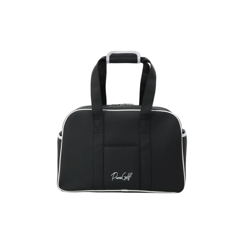 PUMA Synthetic Leather Gym Bag Travel Bag 28L Unisex Black-0