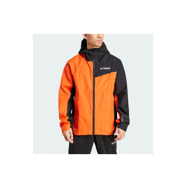Adidas Terrex Multi 2.5l Rain.Rdy Jacket Jackets Coats Men's Half Impact Orange-3
