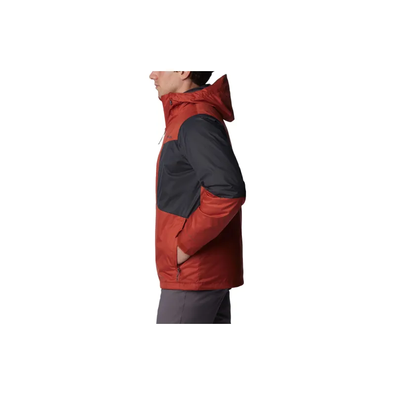 Columbia Waterproof And Breathable Windbreaker Jacket Men's Red-7