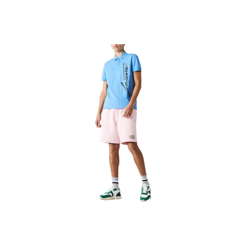 LACOSTE SS22 Fitted Shorts Summer Men's Pink-2
