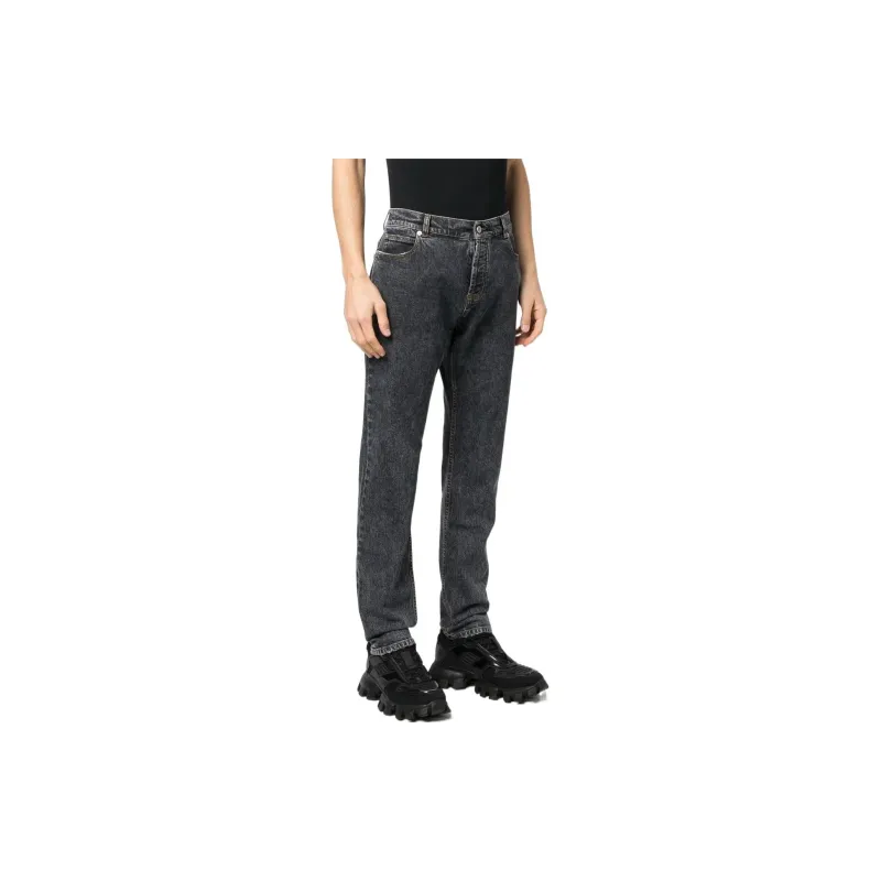 BALMAIN Straight Leg Denim Jeans-4