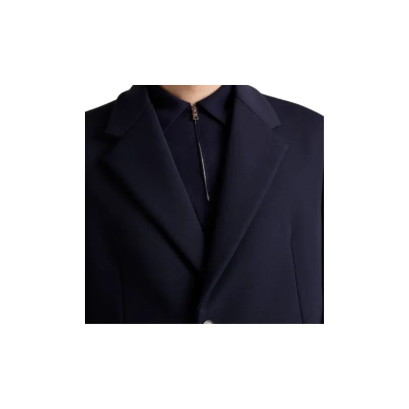 PRADA Single breasted Gabardine Blazer-4
