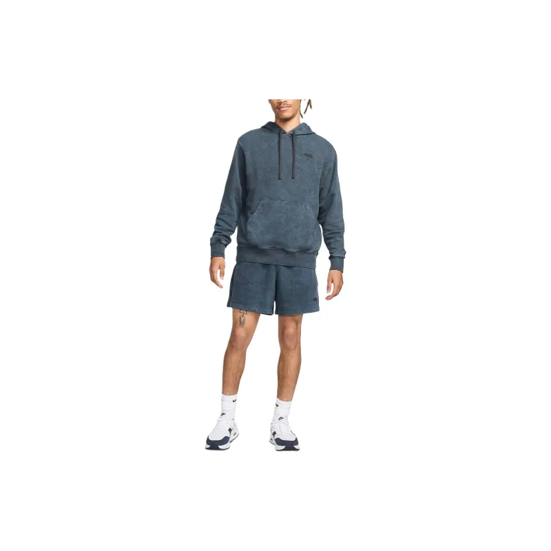 Nike Sportswear Club Fleece Sweatshirt Beige Black Men's-2