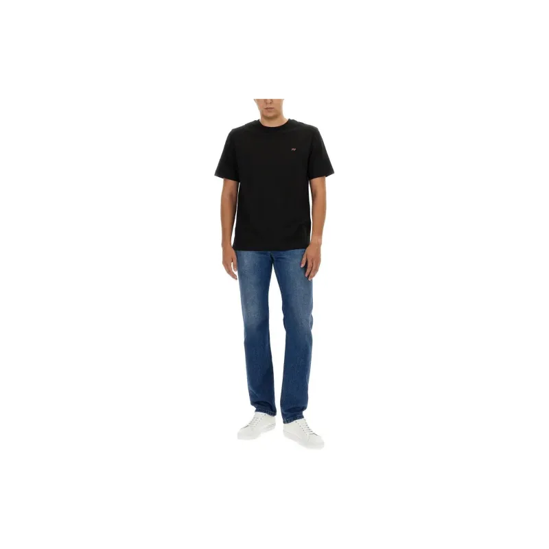 MISSONI Logo Embroidered Crewneck T Shirt-2