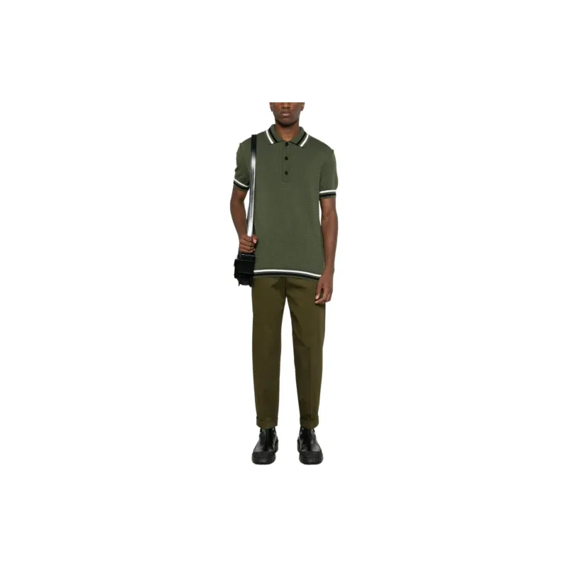 BALMAIN Casual Pants Men's Green-1