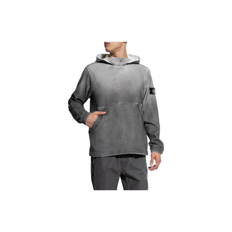STONE ISLAND Logo Patch Gradient Hoodie-3