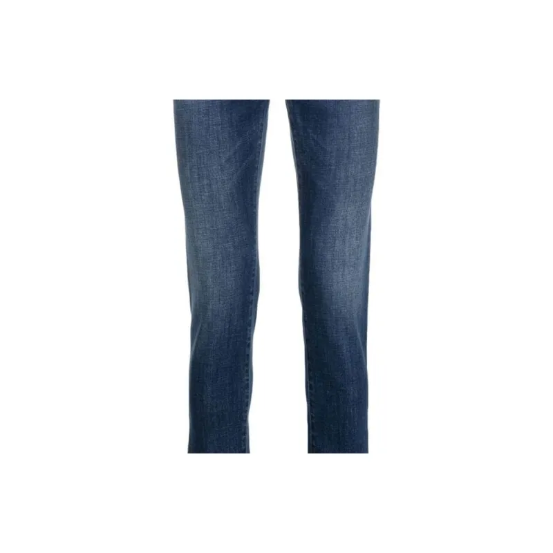 BARBA Logo patch Slim cut Jeans-3
