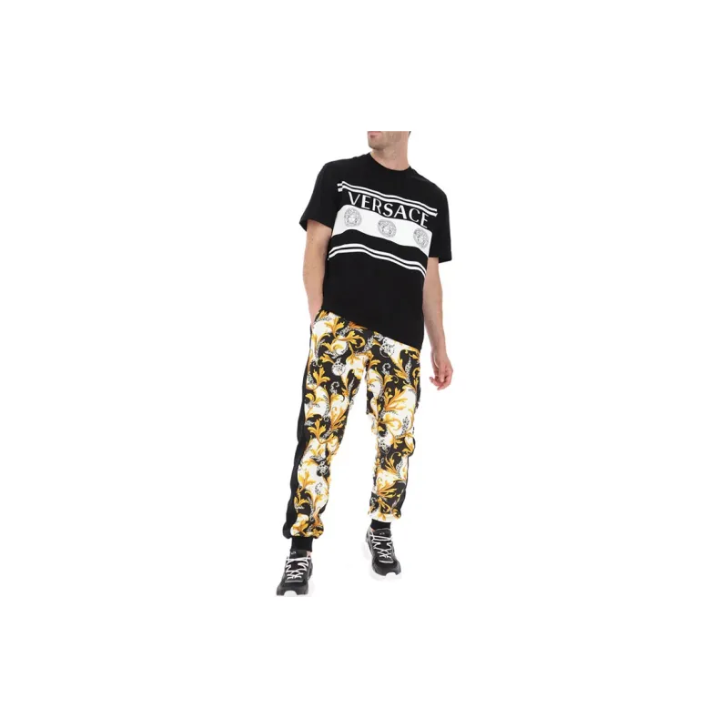 VERSACE Knitted Sweatpants Men's Multicolor-2