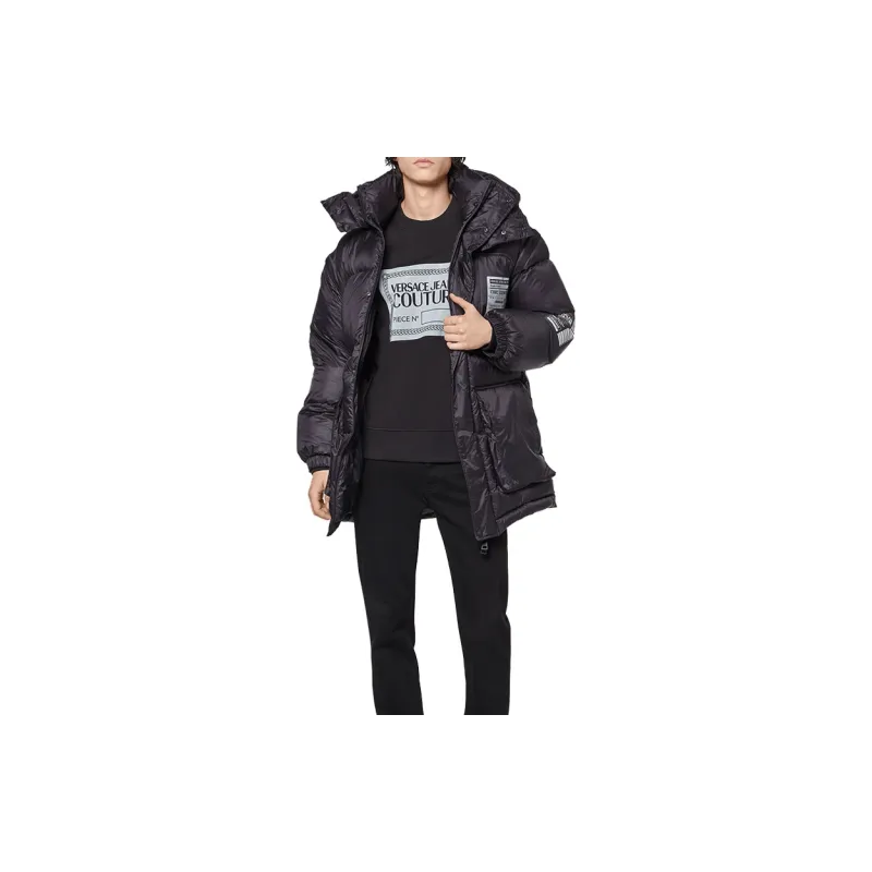 VERSACE JEANS COUTURE Down Jackets Men Black-2