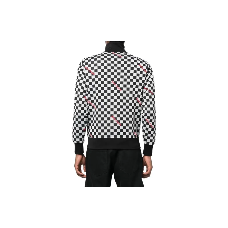 PALM ANGELS Jacquard Damier Classic Track Jacket-2