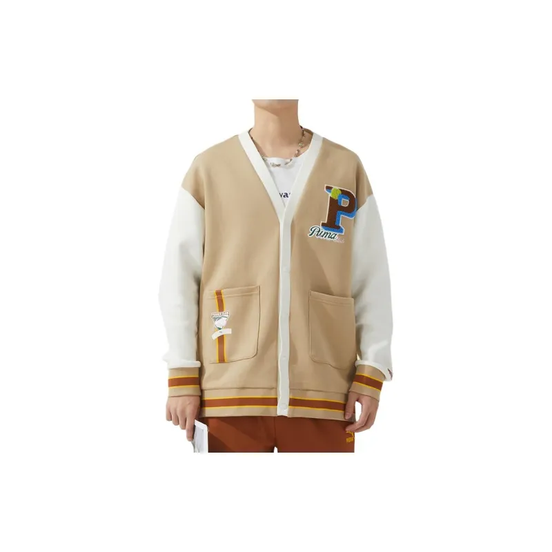 PUMA Jackets Unisex Khaki-3