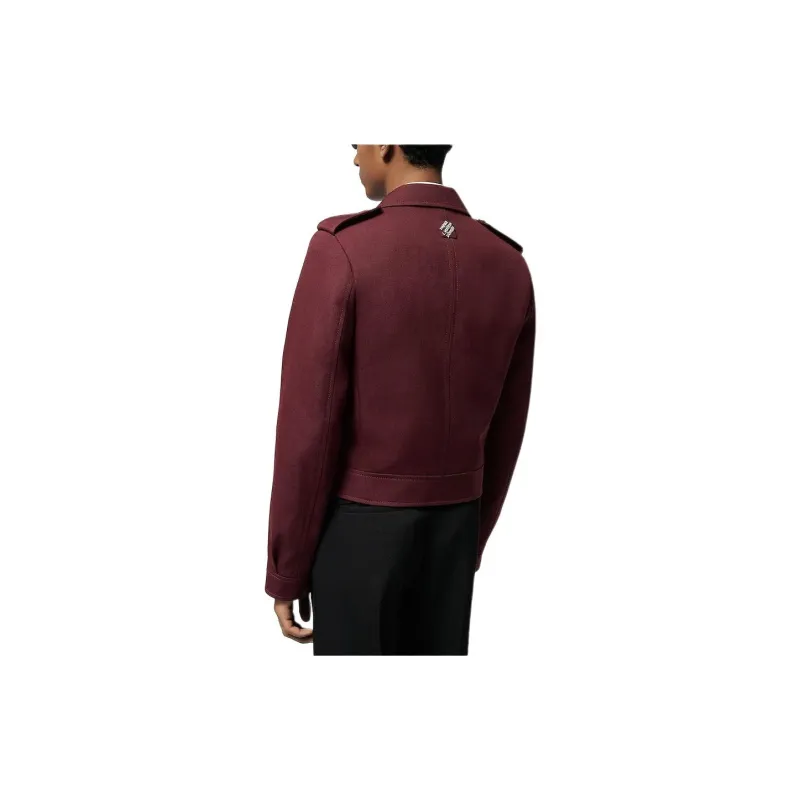 LOUIS VUITTON Classic Officer Wool Jacket-3